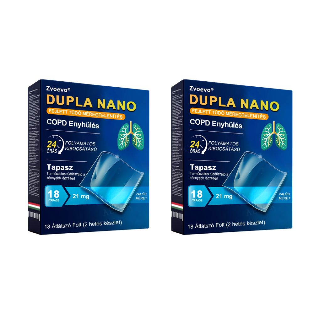 🛡️🛡️FDA Jóváhagyott | Zvoevo®  COPD Enyhítő Tapasz (💝 Köhögés, zihálás, légszomj, köpet, orrdugulás, hörghurut, allergiás tünetek, tüdő kényelmetlenség🫁)