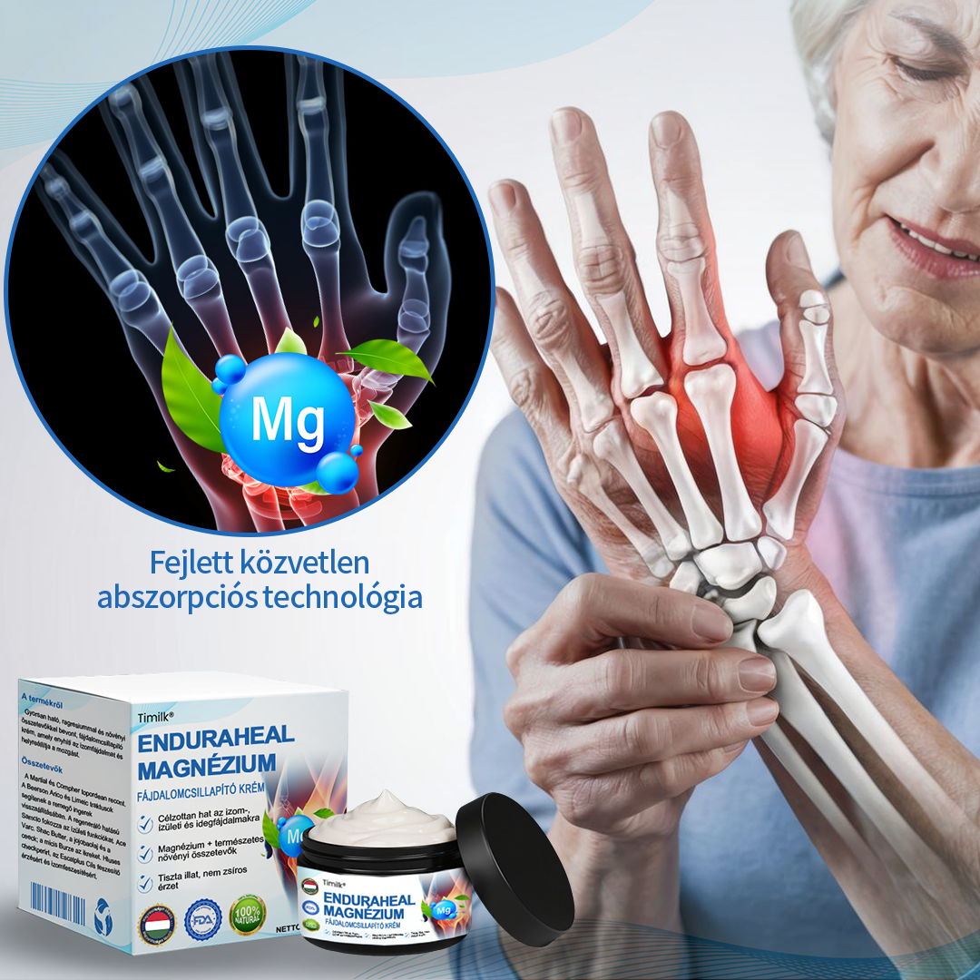 ✨ Timilk® – 🌿 Magnézium krém fájdalomcsillapításra 💪 (ízületi gyulladás, neuropátia, reuma, sportsérülések és egyebek) ✨