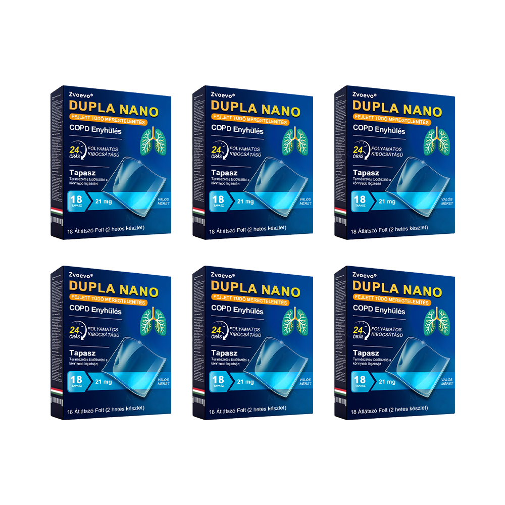 🛡️🛡️FDA Jóváhagyott | Zvoevo®  COPD Enyhítő Tapasz (💝 Köhögés, zihálás, légszomj, köpet, orrdugulás, hörghurut, allergiás tünetek, tüdő kényelmetlenség🫁)