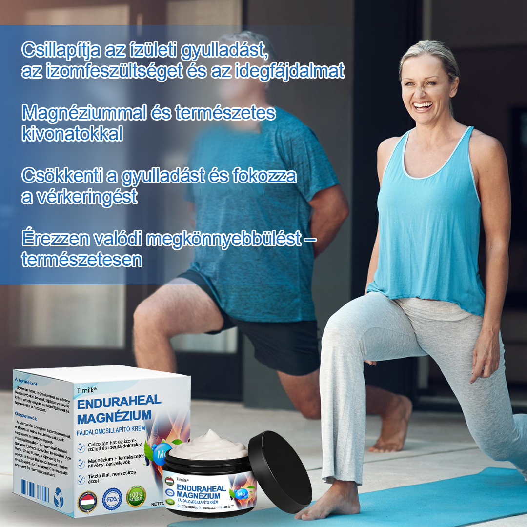 ✨ Timilk® – 🌿 Magnézium krém fájdalomcsillapításra 💪 (ízületi gyulladás, neuropátia, reuma, sportsérülések és egyebek) ✨