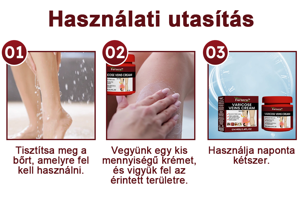🏥 Furzero™ Pióca visszérkrém (az SSDV Skin Institute által ajánlott)