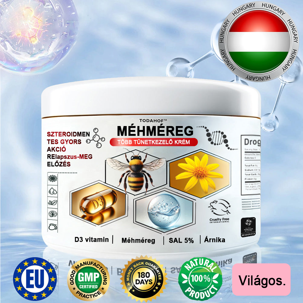 TODAHOF™✨ Multi-Symptoms krém méhméreggel (👩⚕️ az EMA ajánlásával)