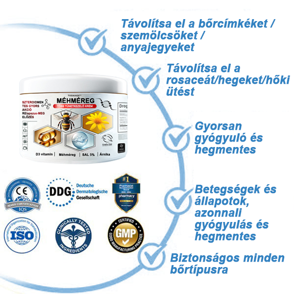 TODAHOF™✨ Multi-Symptoms krém méhméreggel (👩⚕️ az EMA ajánlásával)