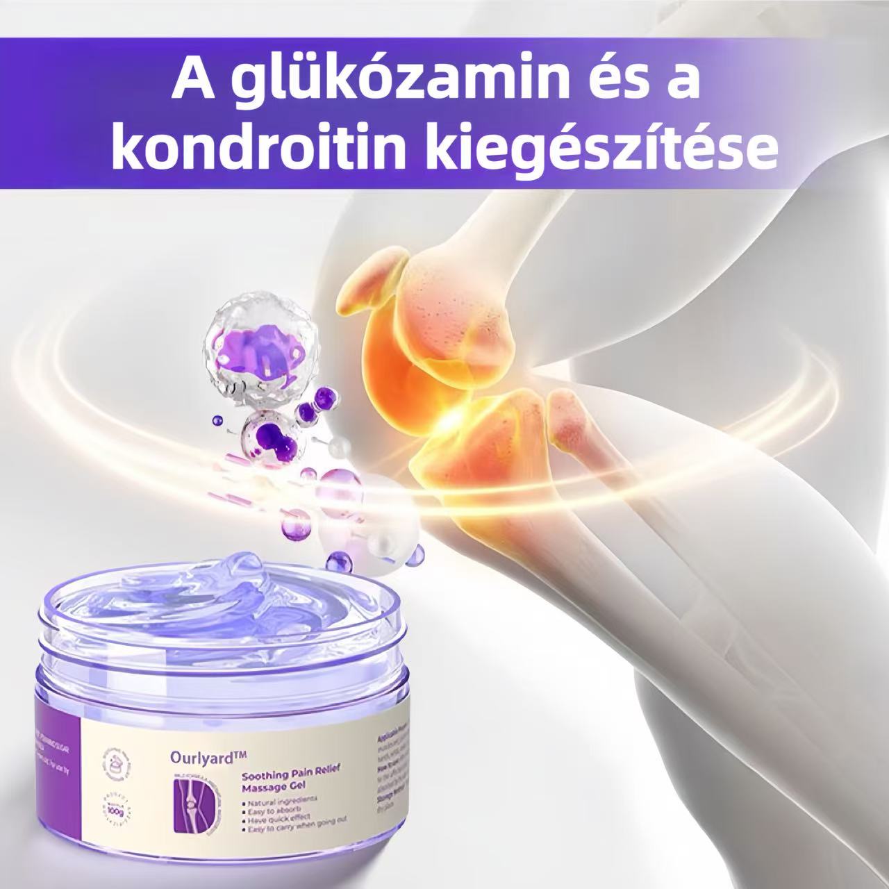 ✅Hivatalos üzlet: Ourlyard™ Kurkuma és Emu Olajos Ízületi fájdalomcsillapító masszázs gél 👨⚕️Magyar Osteopata Szövetség (MOSZ) által jóváhagyott