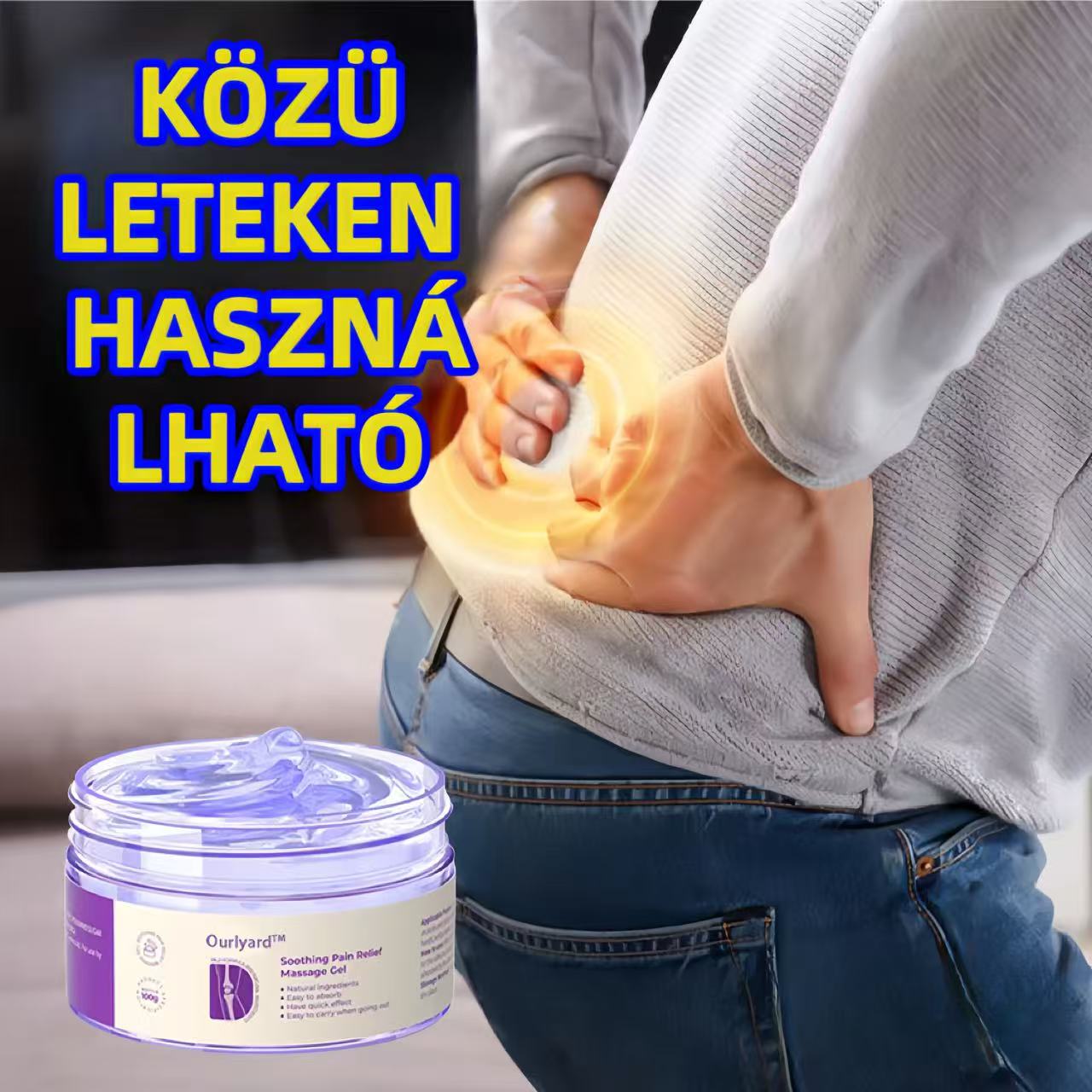 ✅Hivatalos üzlet: Ourlyard™ Kurkuma és Emu Olajos Ízületi fájdalomcsillapító masszázs gél 👨⚕️Magyar Osteopata Szövetség (MOSZ) által jóváhagyott