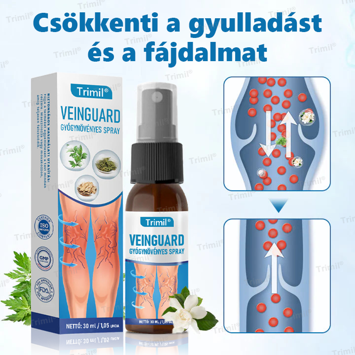 🌿🌿Trimil® VeinGuard Gyógynövényes Spray - ✅ Klinikailag bizonyított, hogy mindössze 7 nap alatt megszünteti a visszereket!