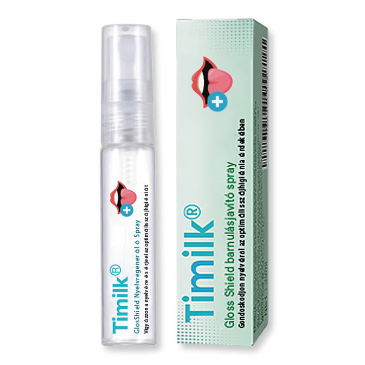 ✨💎 Timilk® Glos Shield Nyelvregeneráló Spray | Orvosilag ajánlott & EU-minősített nyelvápolás 💎✨