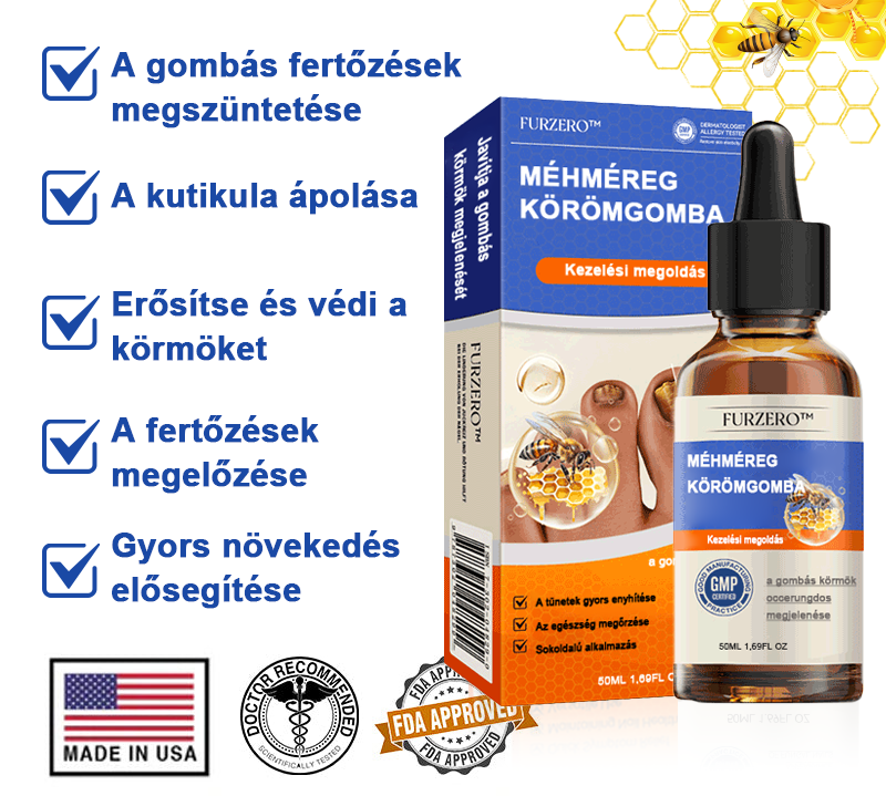 🐝🐝Furzero™ méhméreg körömgomba kezelési megoldás:Teljesen megoldja a körömgomba problémát🌟👣