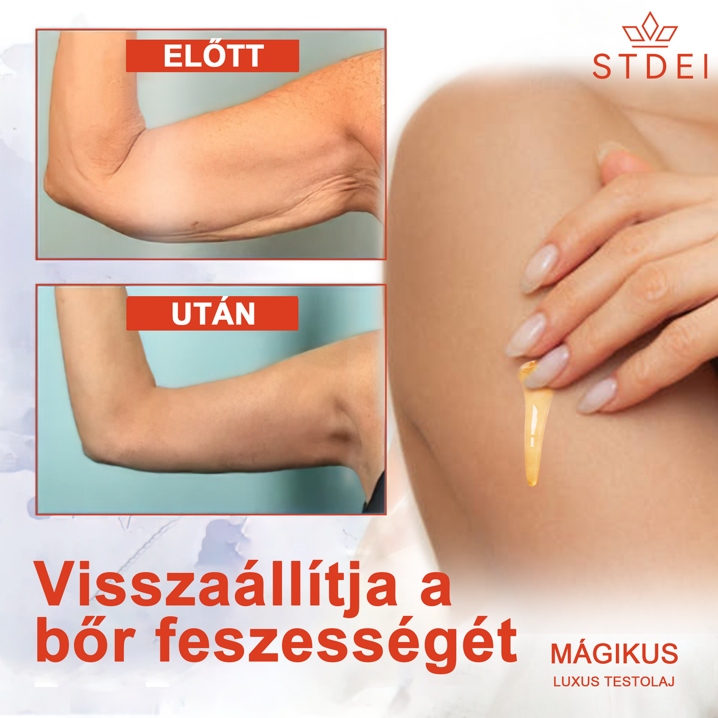 STDEI™ MÁGIKUS LUXUS TESTOLAJ (Korlátozott ideig 80% kedvezmény - Utolsó 30 perc)🌹🔥