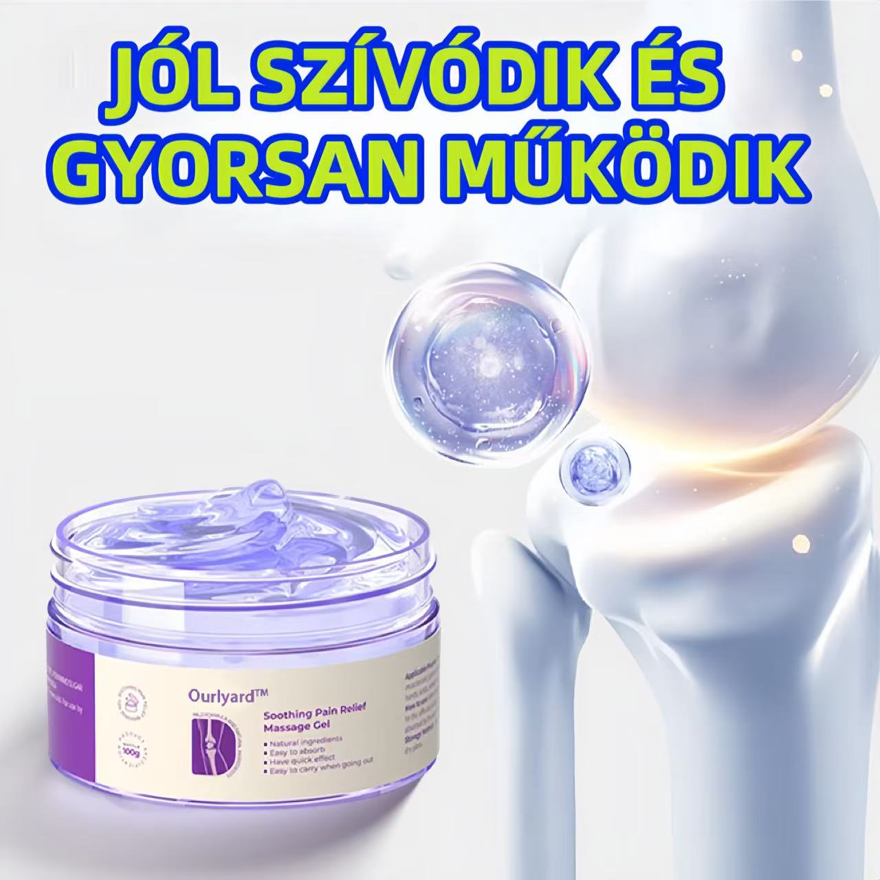 ✅Hivatalos üzlet: Ourlyard™ Kurkuma és Emu Olajos Ízületi fájdalomcsillapító masszázs gél 👨⚕️Magyar Osteopata Szövetség (MOSZ) által jóváhagyott