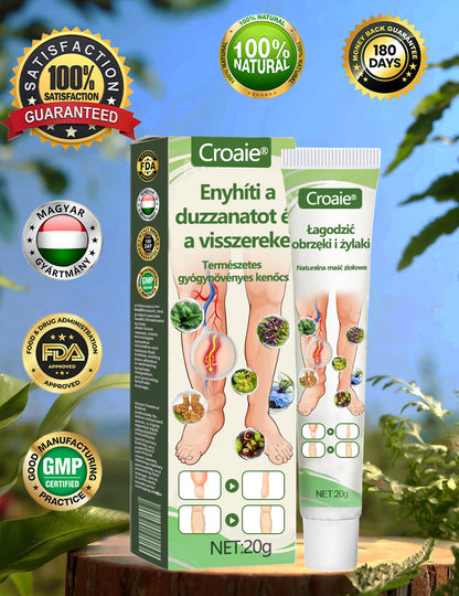 Croaie® SwellFree Mondj búcsút a duzzadt lábaknak és a visszér okozta kellemetlenségeknek – Természetesen!✅