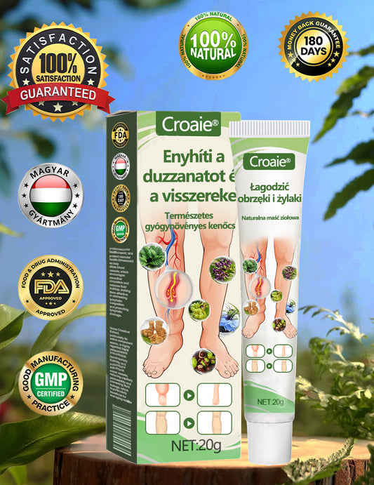 Croaie® SwellFree Mondj búcsút a duzzadt lábaknak és a visszér okozta kellemetlenségeknek – Természetesen!✅