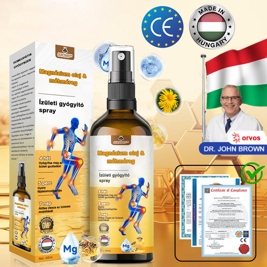 ✅Hivatalos Áruház: Ourlyard™ Magnézium Olaj és Méhméreg ízületjavító spray 👨‍⚕️ A Gyógyszerügyi Hivatal (OGYEI) jóváhagyásával🔥🔥🔥