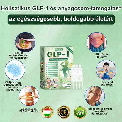 BuildLeaf®🥇 GLP-1 8-az-1-ben Fit &amp; Vital Orális Oldat (Csak napi egyszer, látható változások 7 nap alatt)  Elhízásra, szív- és érrendszeri egészségre, cukorbetegségre, alvási apnoéra, emésztőrendszeri egészségre, ízületi problémákra és még sok másra