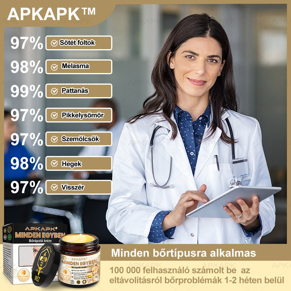 𝐀𝐏𝐊𝐀𝐏𝐊™MéhméregBőrápoló Krém - Jóváhagyva a MagyarDermatológiaiésVenereológiai Társaság (MDDK) és a Nemzeti Népegészségügyi Központ (NNK) által.