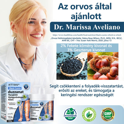 💧ATTDX® Növényi ödéma enyhítő krém nigellával