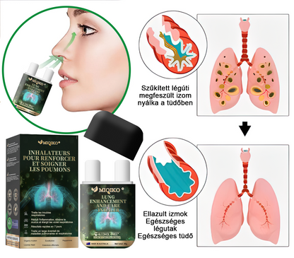🎉【💟Készült és szállított az Egyesült Királyságban✅】👨‍⚕️𝐌𝐈𝐐𝐈𝐊𝐎® Lung Javító és ápoló inhalátorok (🌈Tüdőszakértő ajánlott🌈)