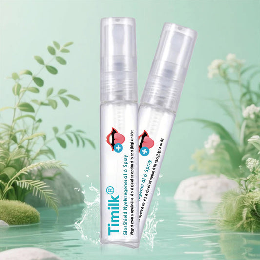 ✨💎 Timilk® Glos Shield Nyelvregeneráló Spray | Orvosilag ajánlott & EU-minősített nyelvápolás 💎✨